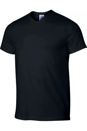 Joma Černé pánské tričko Versalles Short Sleeve Tee 101740-100