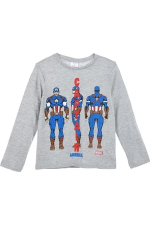Marvel Šedé dlouhé chlapecké třičko Captain America