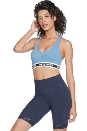 Skechers Šedá sportovní podprsenka Go Walk Jacquard Bra W3BR90-BLGY