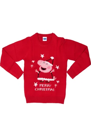 Peppa Pig Červený vánoční svetr