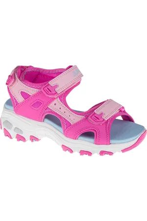 Skechers Růžové dívčí nazouváky D