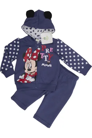 Minnie Dívčí modrá souprava s puntíky