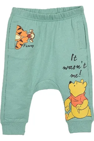 WINNIE THE POEH Zelené kojenecké tepláky