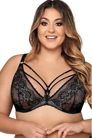 Ava Lingerie Krajková podprsenka Ava 1824 Black Maxi