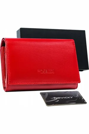 Basics from Amsterdam Cavaldi peněženka s kapsou na zip M338 RD-22-GCL-0900 RED