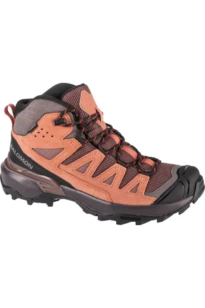 Salomon Světle hnědé dámské turistické boty X Ultra 360 Ltr Mid GTX W 475710