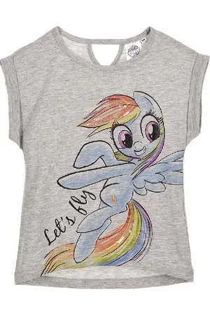 My Little Pony Rainbow Dash šedé dívčí tričko
