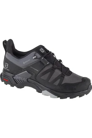 Salomon Šedo-černé turistické tenisky X Ultra 4 GTX 413851