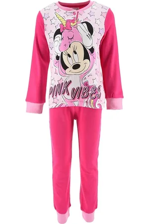 Minnie Tmavě růžové dlouhé bavlněné pyžamo Disney