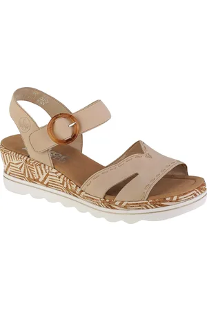 Rieker Béžové dámské sandály Sandals 67173-60
