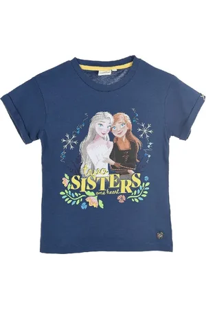 Frozen Tmavě modré dívčí tričko Disney