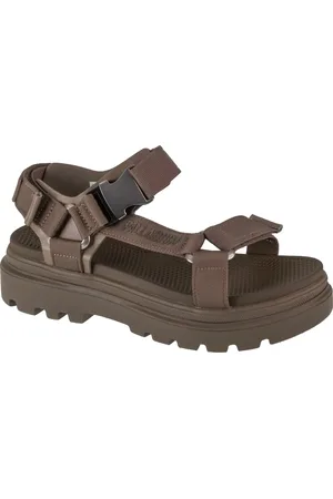 Palladium Tmavě hnědé dámské sandály Pallacruise Strap 97465-308-M