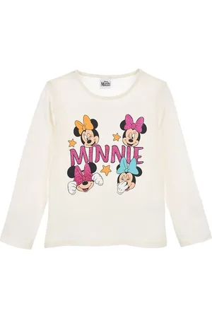Minnie Smetanové dívčí tričko s třpytivým potiskem