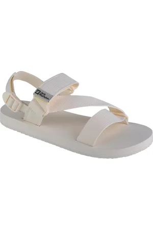 Jack Wolfskin Smetanové dámské sandály Urban Entdeckung Belt Sandal W 4056801-5152