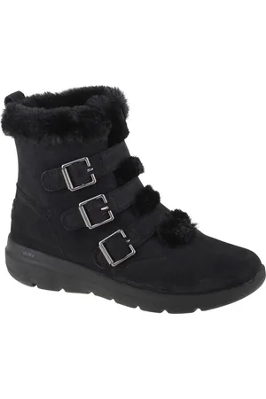 Skechers Černé boty Glacial Ultra - Buckle Up 144154-BBK