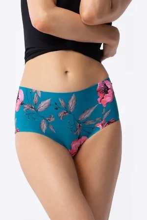 Julimex Smaragdové dámské klasické kalhoty s vyšším pasem Wild Rose Maxi S-2XL