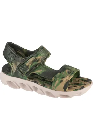 Skechers Světlé maskáčové chlapecké sandály Hypno-Splash - Hydrotastic 406706L-CAMO