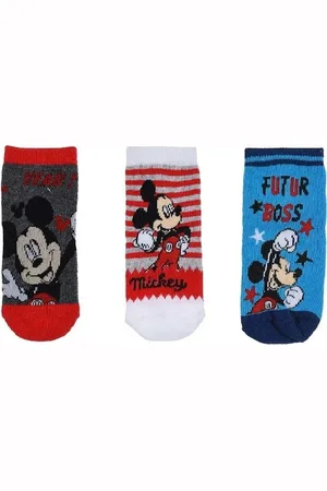 Mickey Mouse Barevné chlapecké ponožky - 3 páry