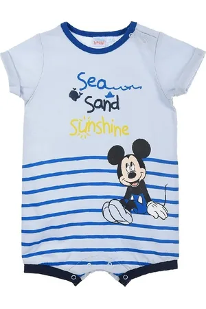 Mickey Mouse Světle modré chlapecké krátké body