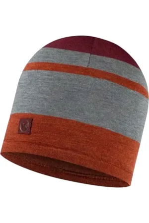 Buff Šedo-oranžová čepice Merino Move Beanie 1302214161000