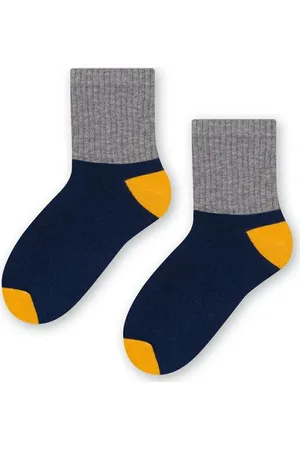 Steven Tmavě modré chlapecké ponožky Art. 014 CE388, NAVY BLUE