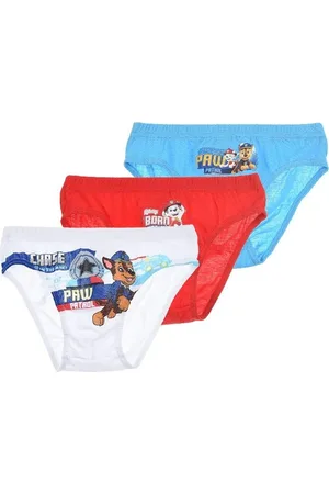 Paw Patrol Modro-červeno-bílý set chlapeckého prádla