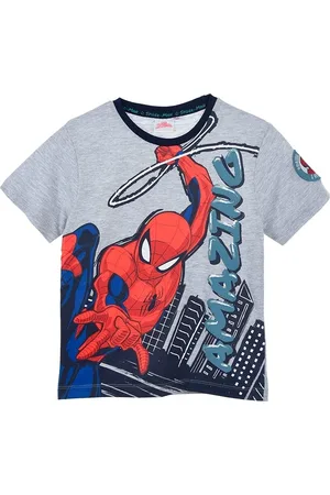 Marvel Šedé chlapecké tričko Spider-Man