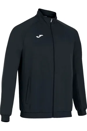 Joma Černá pánská mikina na zip Doha Microfiber Jacket 101579-100