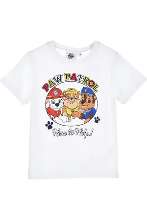 Paw Patrol Bílé chlapecké tričko