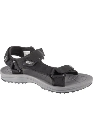 Jack Wolfskin Tmavě šedé pánské sandály Wave Breaker Sandal M 4052011-6000