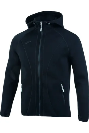 Joma Černá softshellová mikina Basilea Softshell Hoodie 101028-100