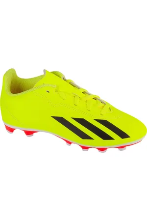 adidas Limetkové chlapecké kopačky X Crazyfast Club FXG IF0717