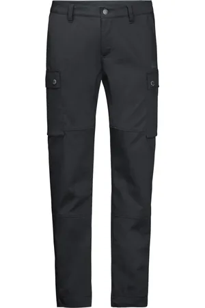 Jack Wolfskin Černé pánské turistické kalhoty Arctic Road Cargo Pants U 1505761-6350