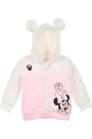 Minnie Disney Dívčí mikina - smetanová/světle růžová