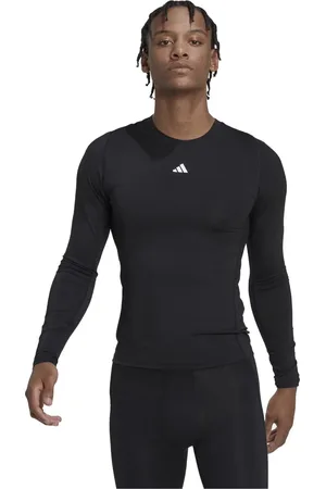 adidas Černé pánské tričko Techfit Training Long Sleeve HK2336
