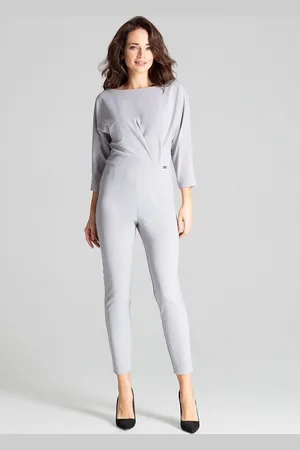 LENITIF Elegantní overal L066 Grey