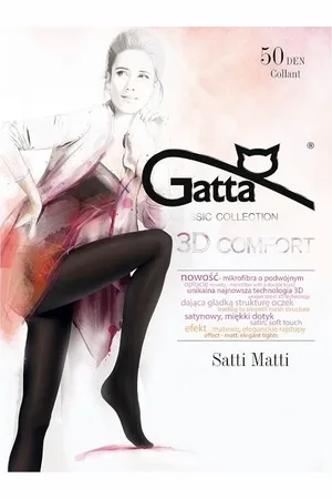 Gatta Neprůhledné punčochy Satti Matti 50 den