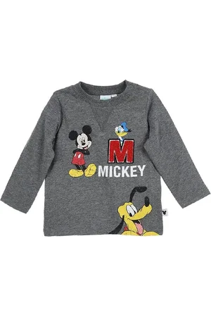 Mickey Mouse Tmavě šedé chlapecké tričko