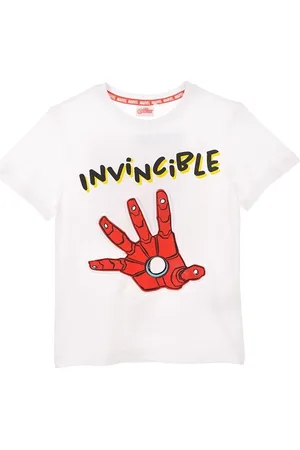 Marvel Bílé chlapecké tričko Iron Man