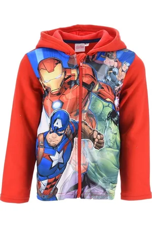 Marvel Marvel - červená chlapecká mikina