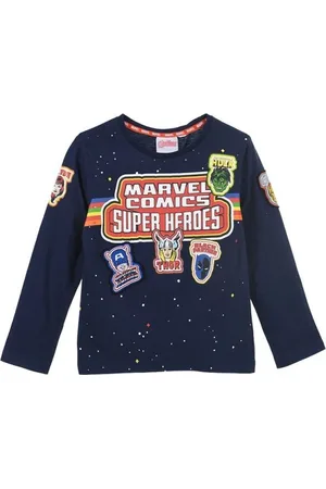 Marvel Marvel Comics Modré tričko s dlouhým rukávem