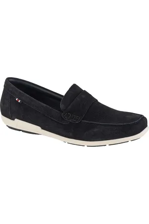 Rieker Černé pánské mokasíny Moccasins 09050-14