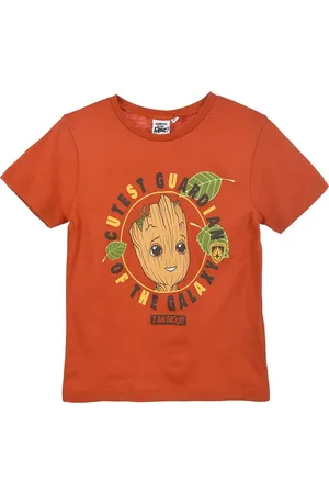 Marvel Oranžové chlapecké tričko Groot Guardians of the Galaxy