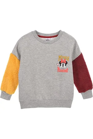 Minnie Disney šedá mikina s potiskem na zádech