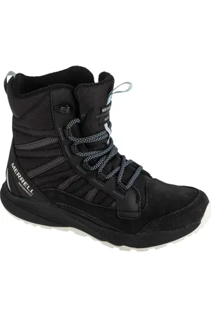Merrell Černé dámské semišové zimní boty Bravada Edge 2 Thermo Mid WP J036798