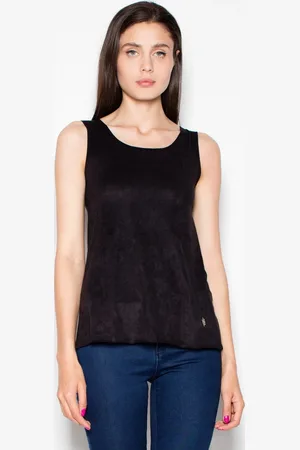 Venaton Matný nátělník s širokými ramínky VT001 Black