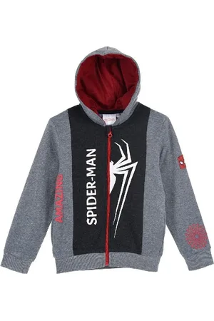 SPIDERMAN Marvel Spider-Man - Šedo-černá chlapecká mikina