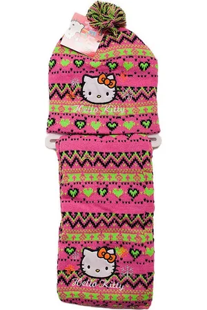 Hello Kitty Zimní set čepice a šály
