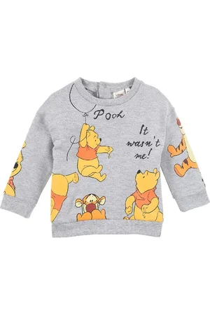 WINNIE THE POEH Šedá kojenecká mikina