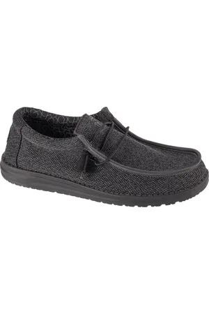 Hey dude Černé stylové polobotky Wally Sox 40019-0XJ